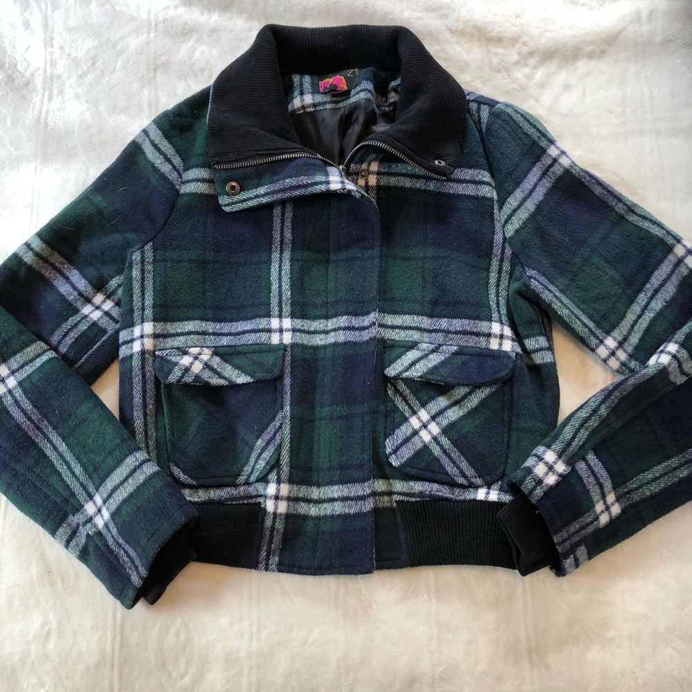 21 medium plaid jacket